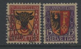 Pro Juventute Satz 1918 o Katalogwert: 50.00 CHF