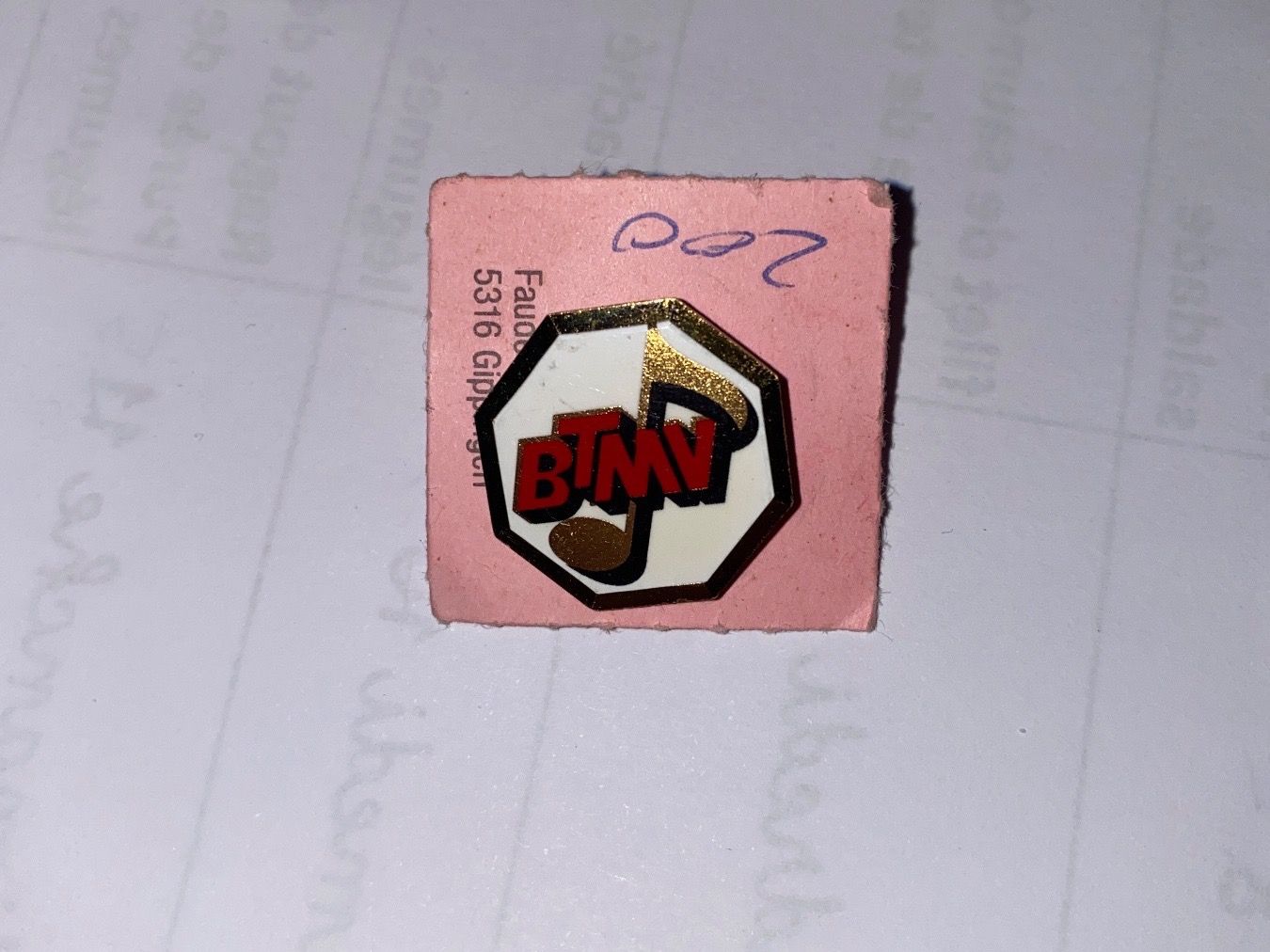 Plaketten & Abzeichen: PIN'S - BTMV – Gebraucht aus Le Brassus von cinema13