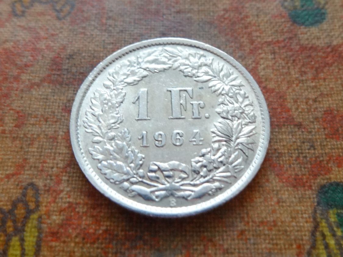 Alle Münzen: 1 Fr. 1964  (Y) – Gebraucht aus Romanel-sur-Lausanne von Swift13