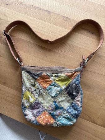 Fossil Umhängetasche Patchwork Design