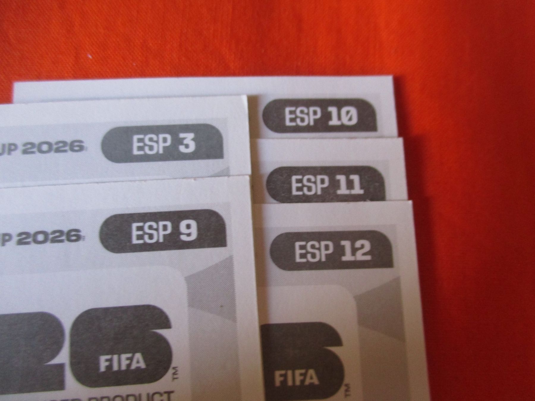 Panini Carte collezionabili: Panini WM 2026, ESP 3, 9, 10, 11, 12 – Usato da Birsfelden venduto da alles-muss-raus 1
