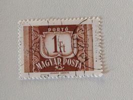Alte Briefmarke Ungarn, 1 Ft