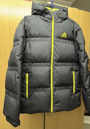 Adidas Winterjacke C.RDY XS Black/Gelb Top Zustand 