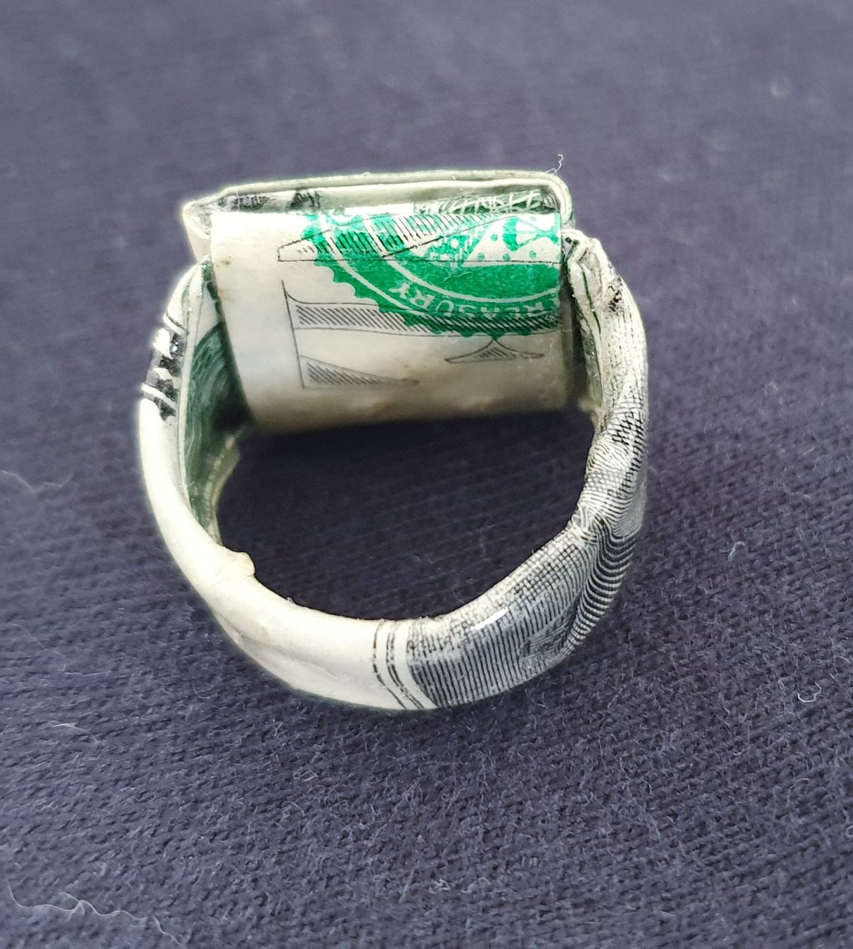 Anelli: RING DOLLAR NOTE Gefallten Exklusiver Ring Wasserdicht – Nuovo e nell'imballaggio originale da wetzikon venduto da Bestedienste 4