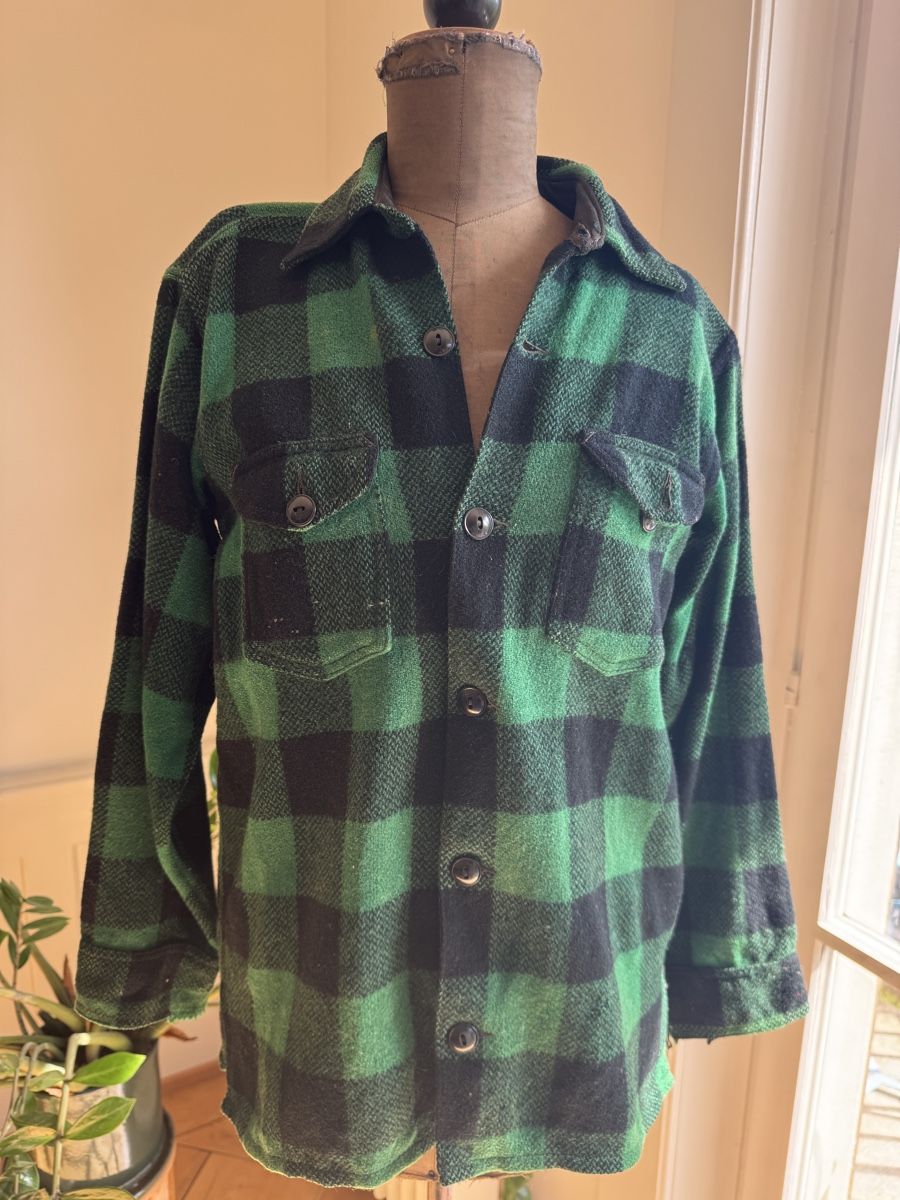 Blusen: Vintage Wollhemd Karo Hemd – Gebraucht aus Zürich von Lola_from_the_West 3