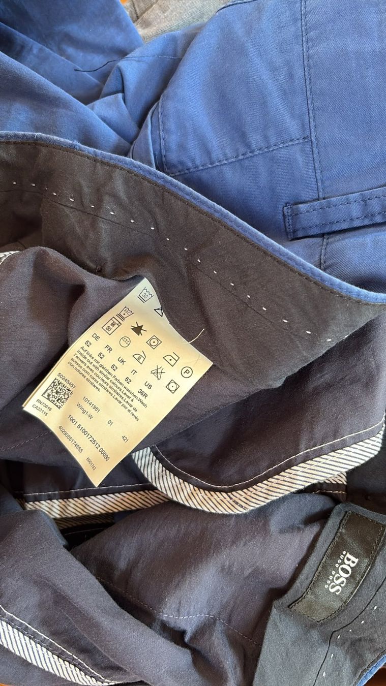 Hugo Boss Hosen: Hugo Boss - Chino - Bleu - Taille 52 – Gebraucht aus Grand-Lancy von alf_8dk7 4