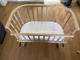 Baby crib Babybay Sleepi Mini wood