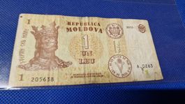 Banknote Moldova 2015