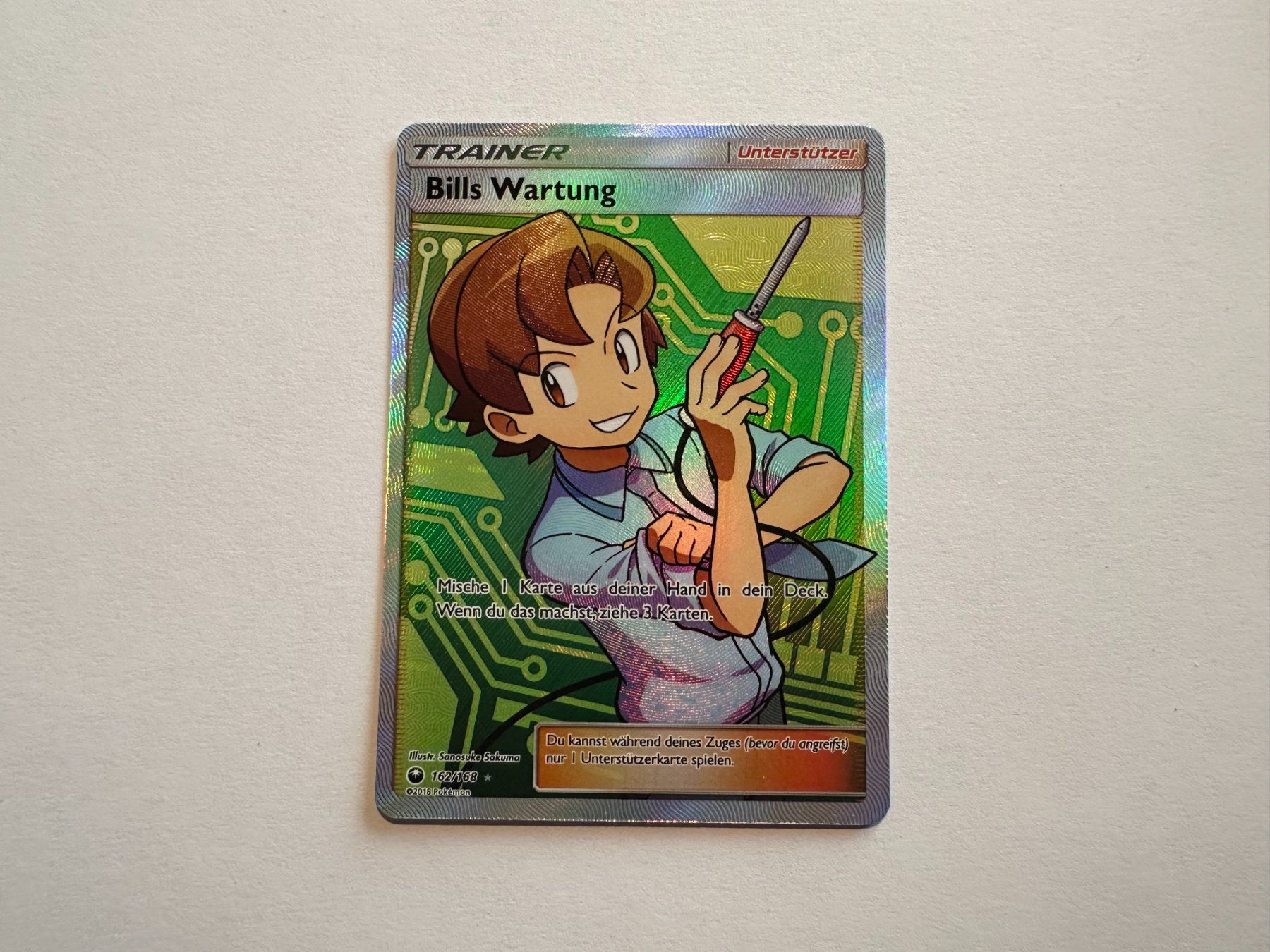 Pokémon Carte collezionabili: Bills Wartung Celestial Storm S&M Trainer Fullart DE – Usato da Hagendorn venduto da Pokecollectorch 1