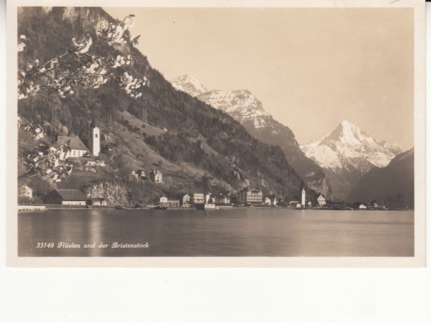 Ansichtskarten: Flüelen ca. 1930 – Gebraucht aus Bürglen TG von StampGraf