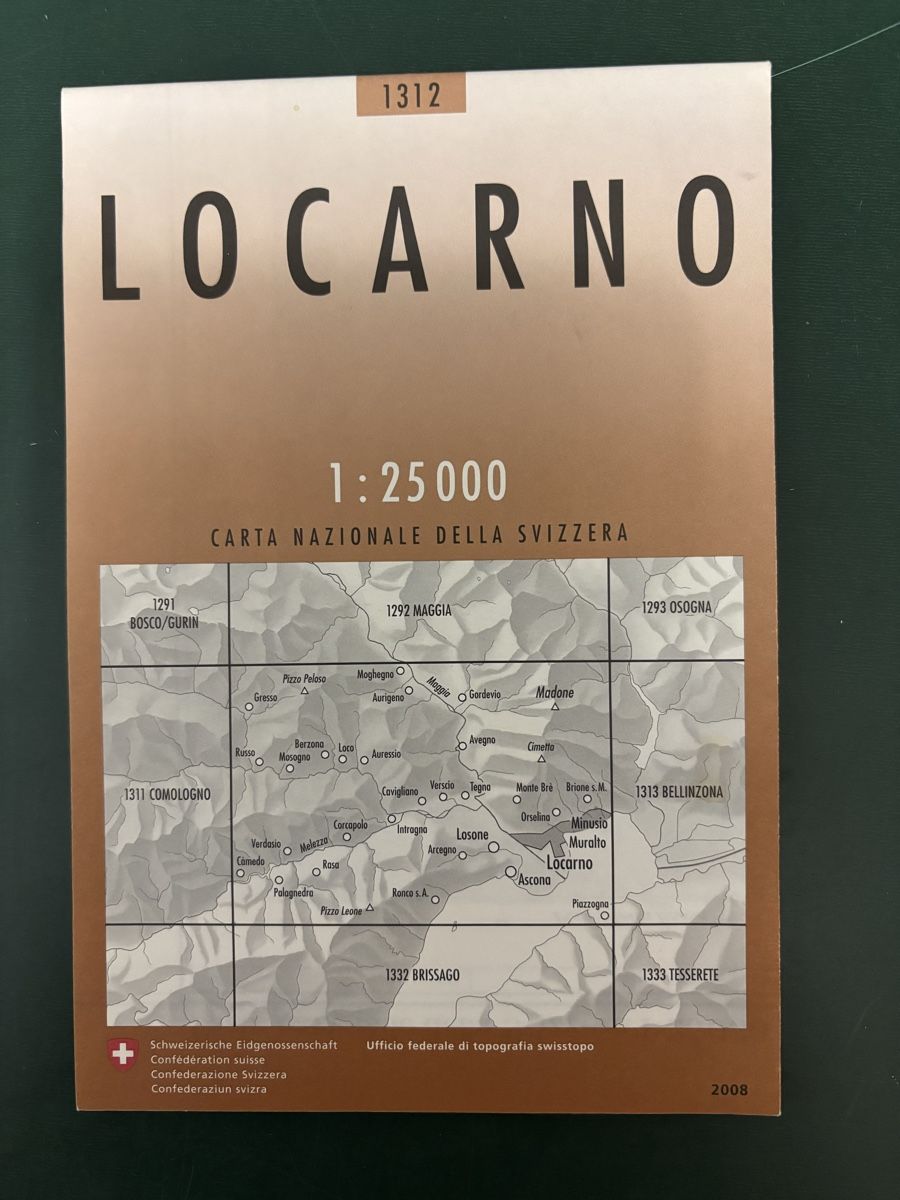 Cartine & Atlanti: Wanderkarte LOCARNO – Usato da Gipf-Oberfrick venduto da mapfi5