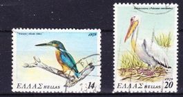 2 Timbres Grece 1979 - Obl.