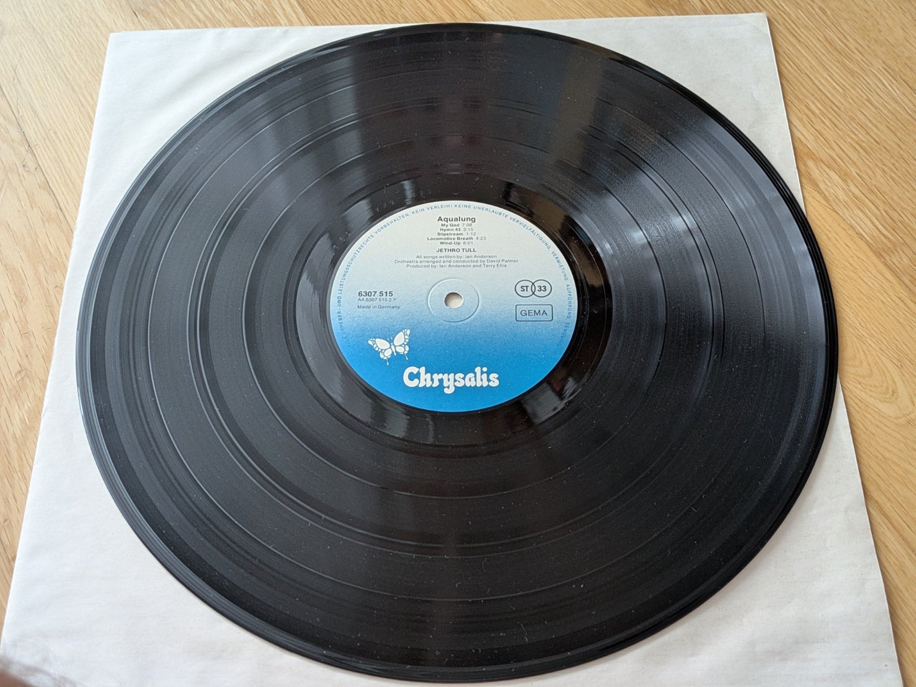 Vinyles: Jethro Tull - Aqualung, LP Vinyl Chrysalis Gatefold – D'occasion à Dübendorf par PanzerGeneral 3