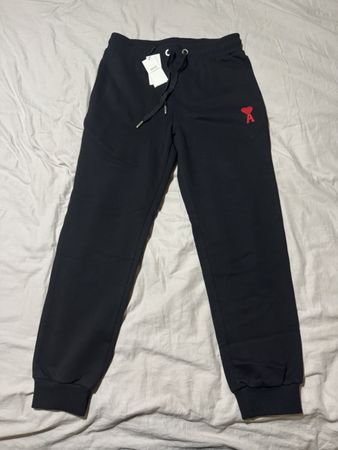 Ami Paris sweatpants black new with tags size M