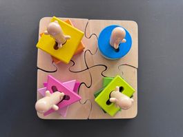 Hape Holz Steckspiel Puzzle