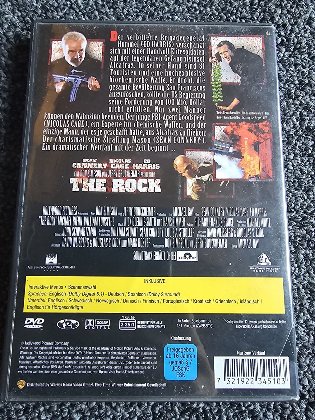 Tutti i DVDs: DVD The Rock (21848) – Usato da Ruswil venduto da jan_bxl5 1