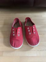 Red Canvas Shoes, Size 26, Perfect for Spring/Summer!