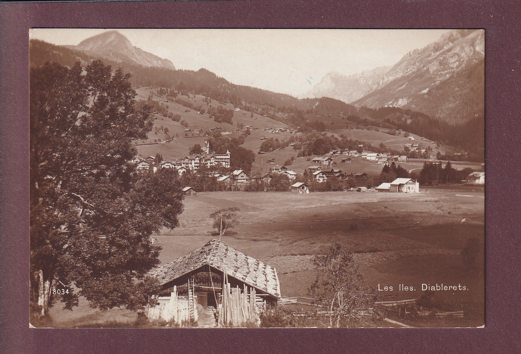 Ansichtskarten: LES ILES - Diablerets – Gebraucht aus Pully von nicecards