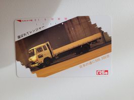 Telefonkarte Japan "Lastwagen"