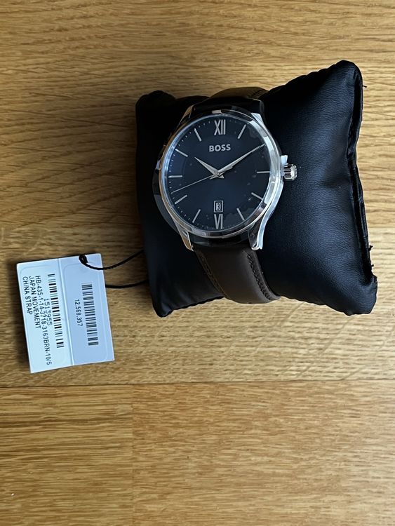 Hugo Boss Uhr Blaues Lederarmband Hugo Boss Uhr Herrenuhr Braunes