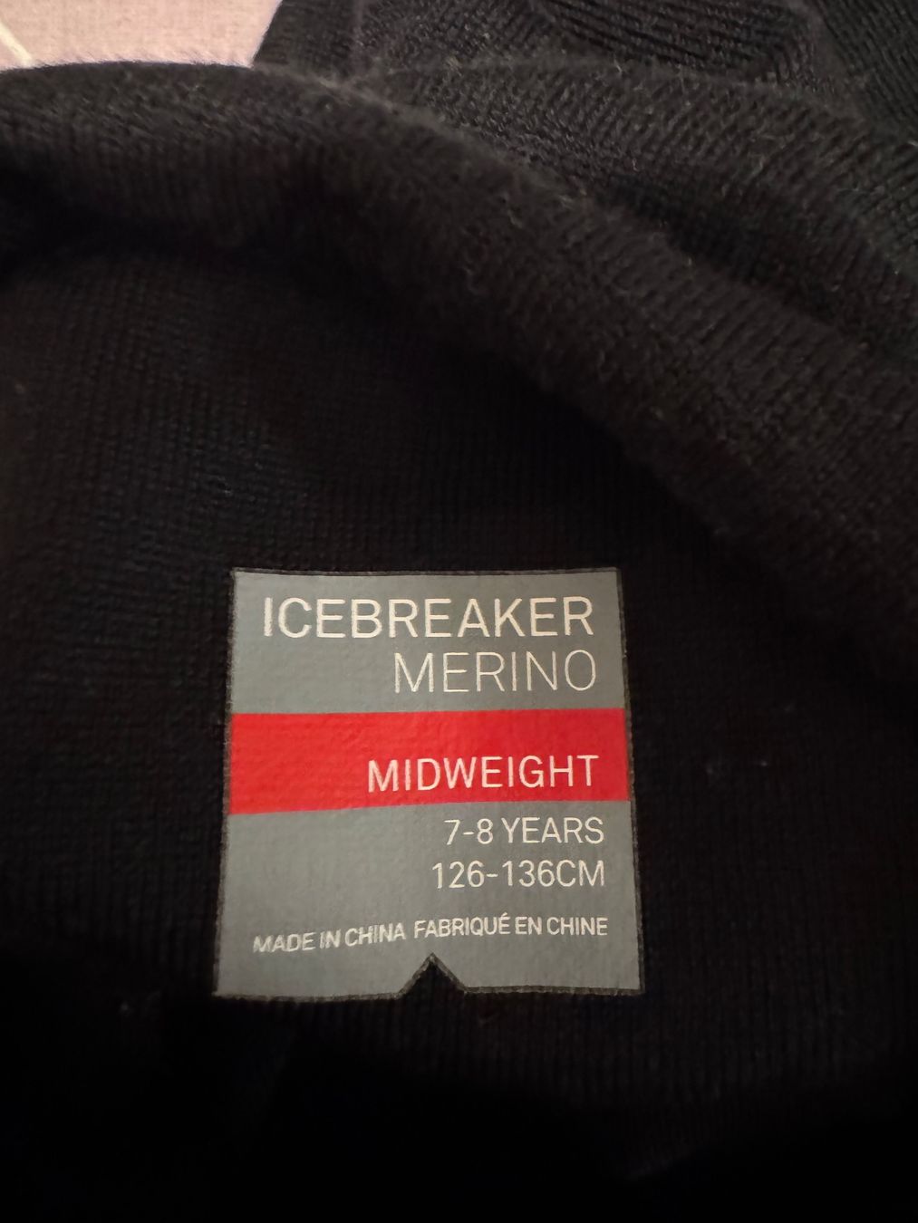 Thermo-Langarmshirt ICEBREAKER Merino Midweight 7-8 Jahre (Gebraucht ...