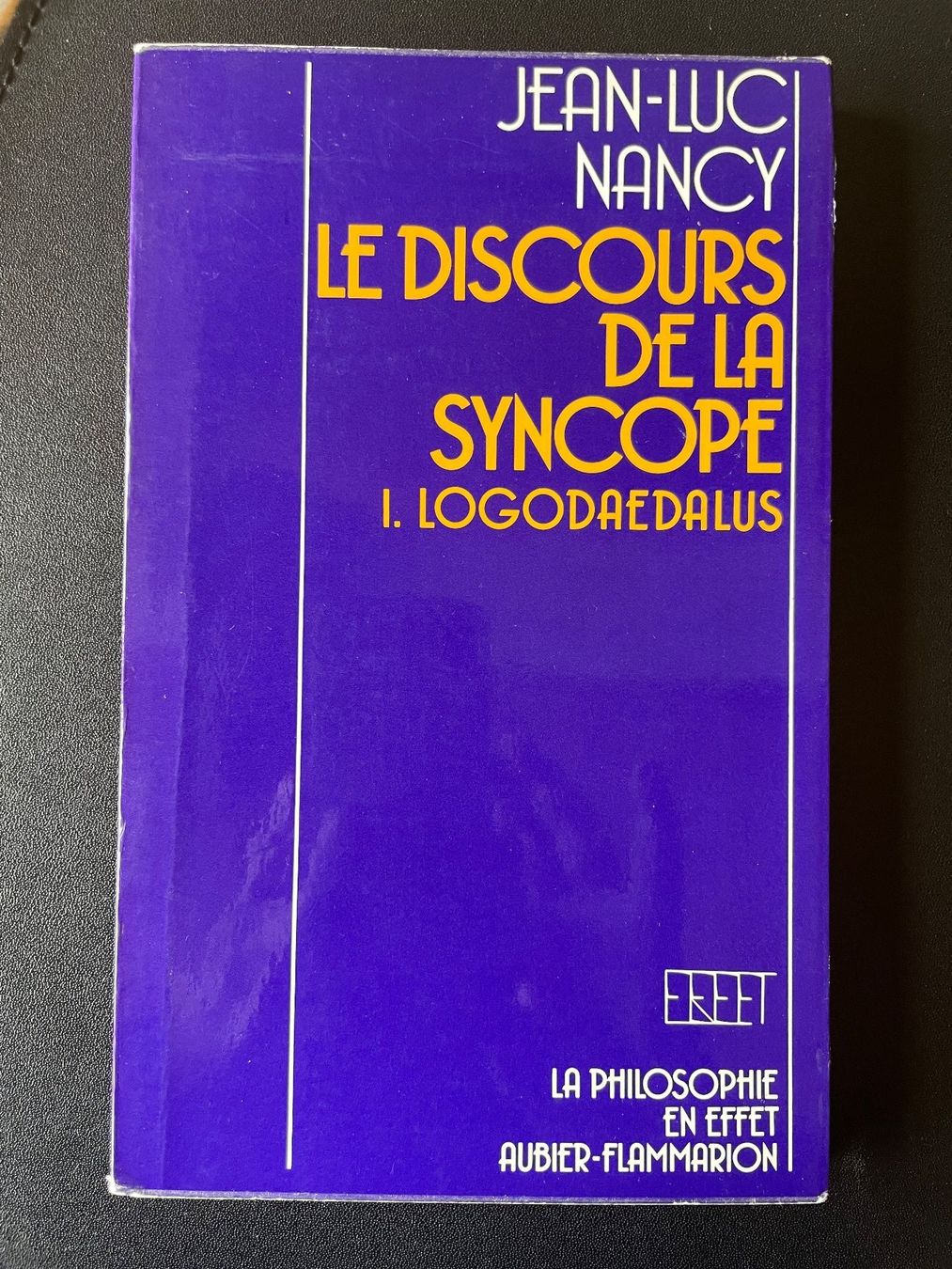 Libri: Le Discours de la Syncope - I. Logodaedalus – Usato da Zürich venduto da bri_pt8h