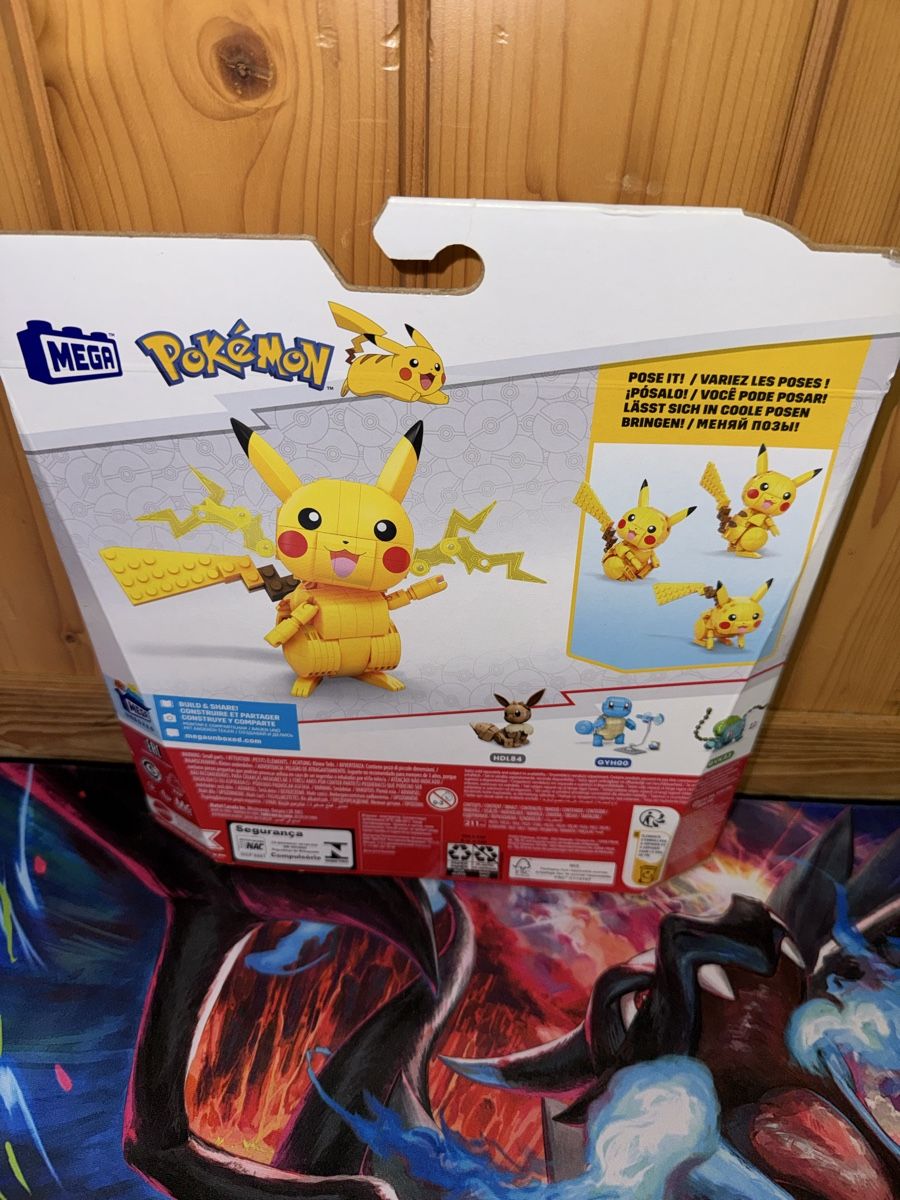 Pokémon Statuette: Mega Pokémon Pikachu Bausteine Set, Neu und OVP – Nuovo e nell'imballaggio originale da Schötz venduto da Gero_V 1