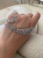 Neuwertiger Armschmuck Ring Handcuff aus Silber