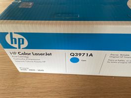 Original HP Toner Q3971A cyan blau = 122A