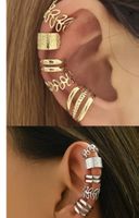 SET GEOMETRISCHE OHRRINGE & EAR CUFFS
