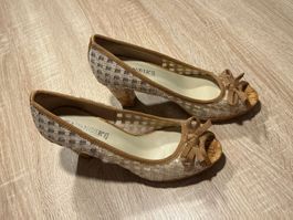Pumps beige  von CafèNoir  Gr. 38