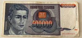 Jugoslawien 500‘000 Dinara 1993