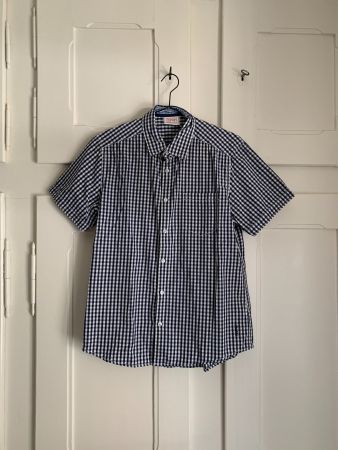 ESPRIT - Hemd blau-weiss kariert L