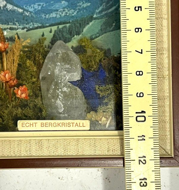Poster & Bilder: Kitschbild 3D mit echtem Kristall – Gebraucht aus Zürich von gigimai67 3