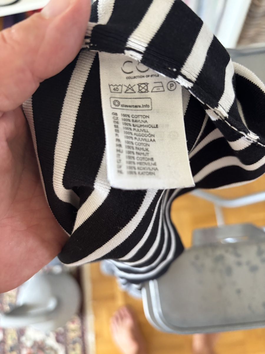 Cos Maglioni & Felpe: COS Sweatshirt gestreift schwarz weiss, Grösse M – Usato da Zürich venduto da CallMeAppetite 3
