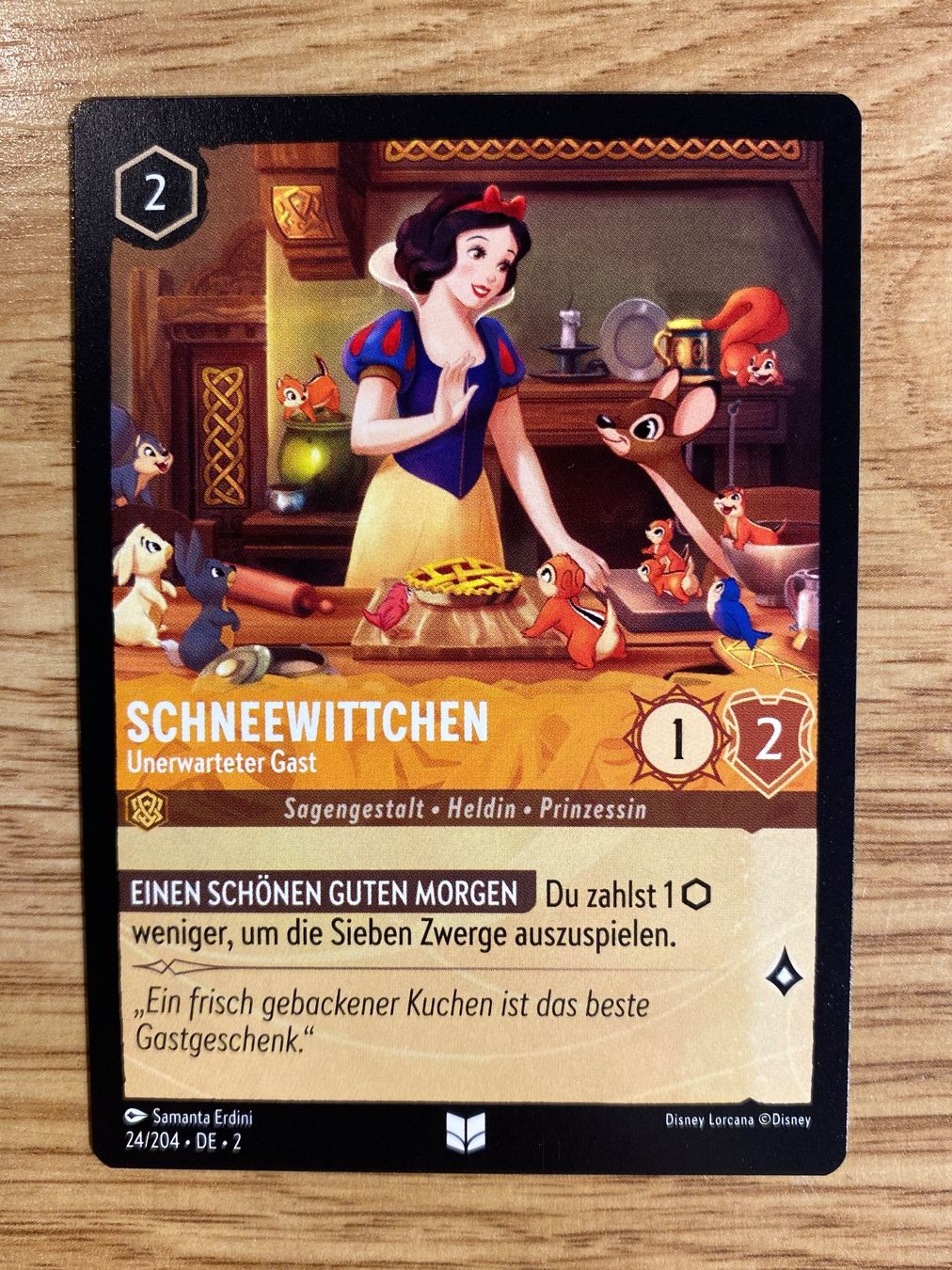 Disney Sammelbilder & Trading cards: Schneewittchen DE 24 Disney Lorcana 2 – Neu (gemäss Beschreibung) aus Rafz von SaintCruz