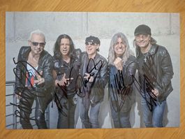 Scorpions Autogramm Grossfoto A4, persönlich gesammelt