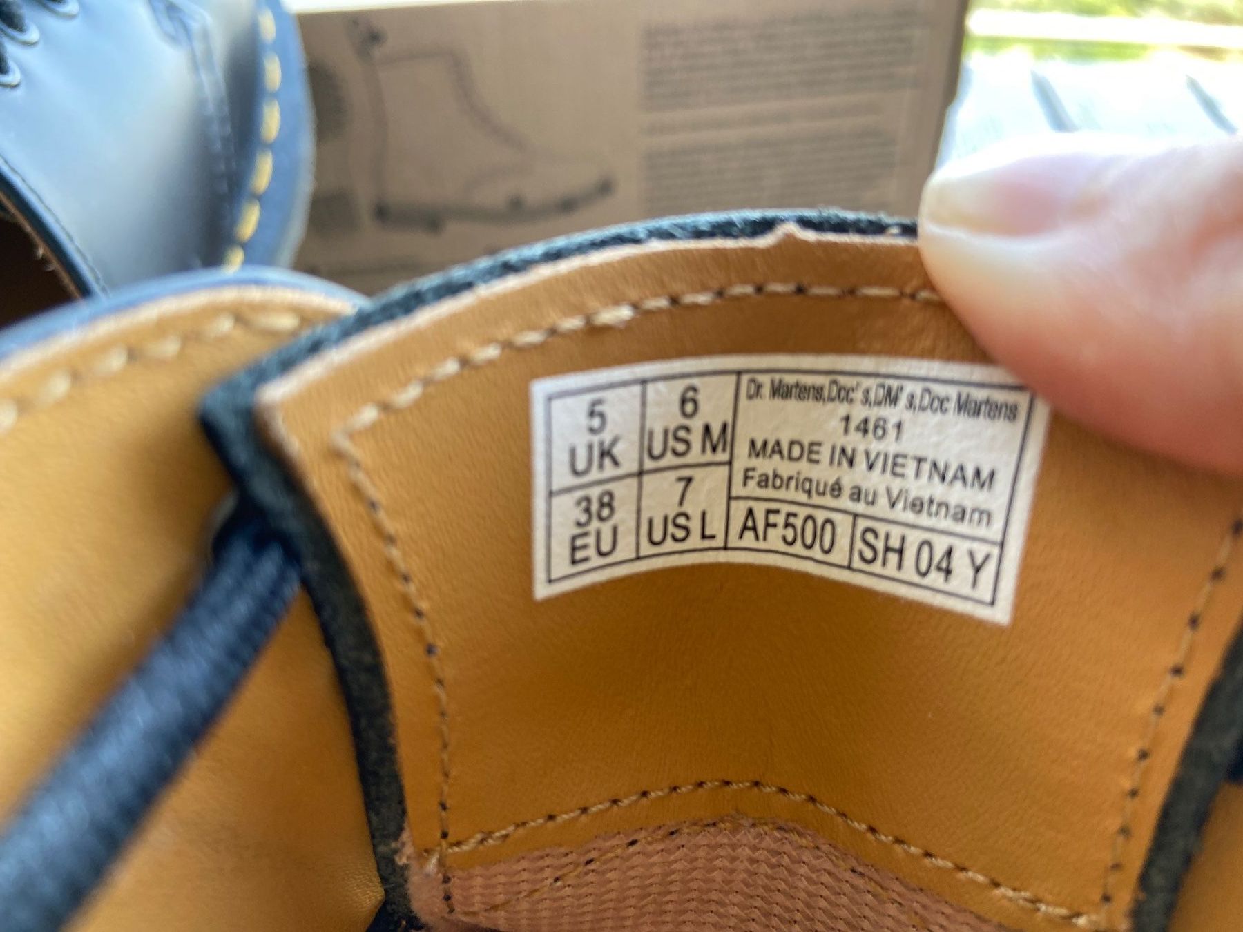 Dr. Martens Scarpe da donna: Dr. Martens 1461, Docs, schwarz, Gr. 38, wie neu – Nuovo e nell'imballaggio originale da Bern venduto da ann_kcv7 1