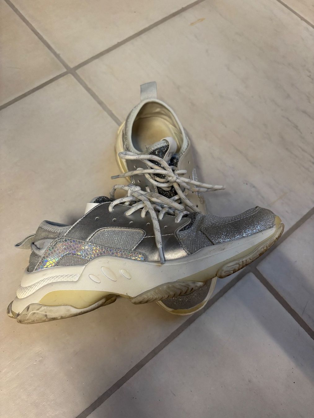 Steve Madden Scarpe da donna: Sneakers - Steve Madden silber – Usato da Weinfelden venduto da stella79 1
