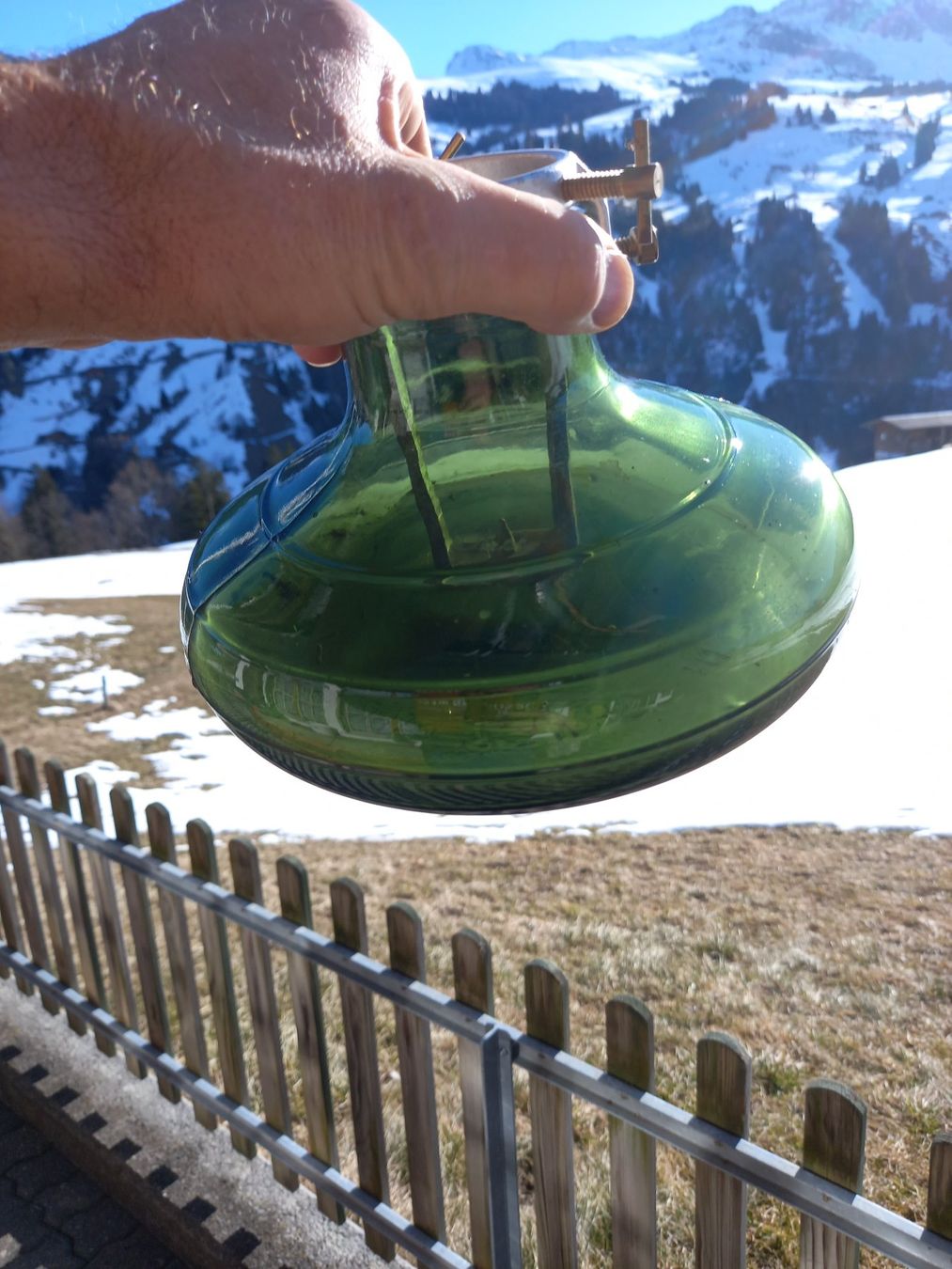 Basi per albero di Natale: Seltener Glas-Sockel – Usato da Achseten venduto da Wenggi 5