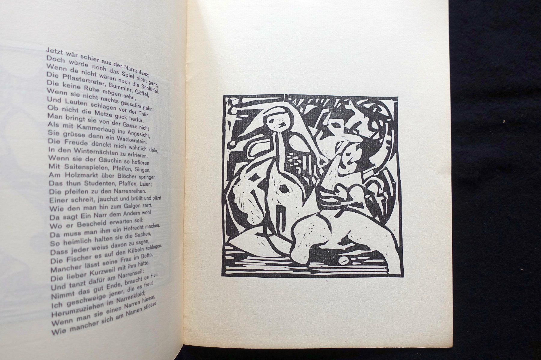Libri: Narrenschiff: Holzschnitte von Werner Ammann, 1963 – Usato da Gutenswil venduto da Optico 2