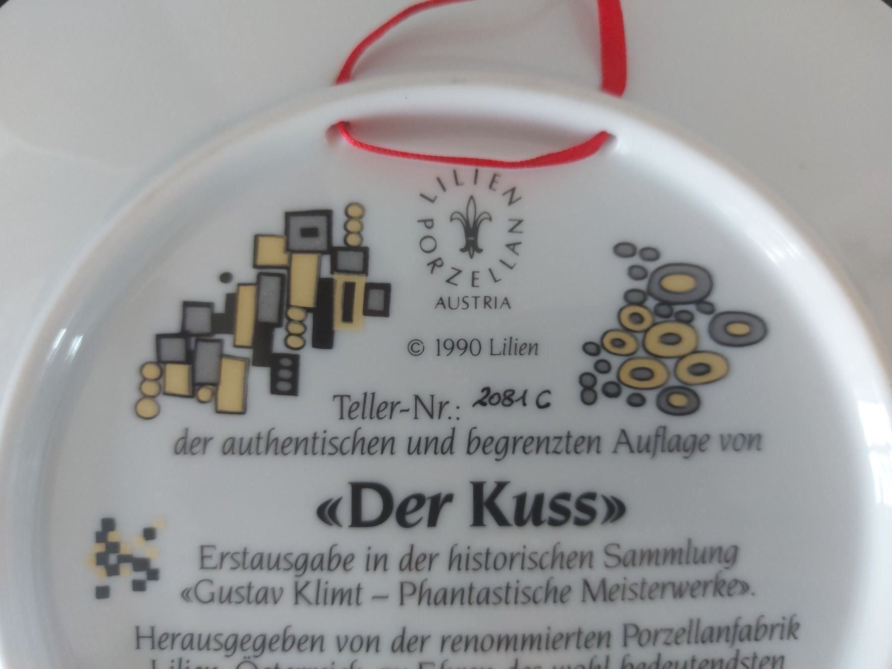 Piatti: Der Kuss Gustav Klimt Kunstteller 1990 – Usato da Pfäffikon ZH venduto da eric0113 4