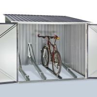 Fahrradbox bis 4 Fahrräder 4m² anthrazit