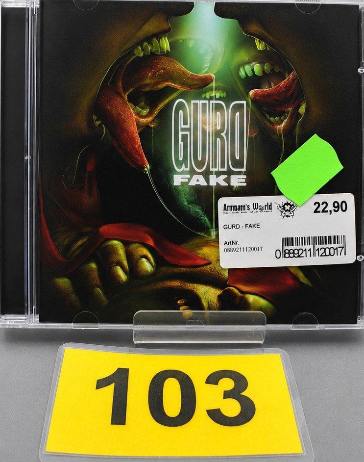 CD: CD GURD "Fake", Nr. 103 – Nuovo e nell'imballaggio originale da Kottwil venduto da Crazyrolf