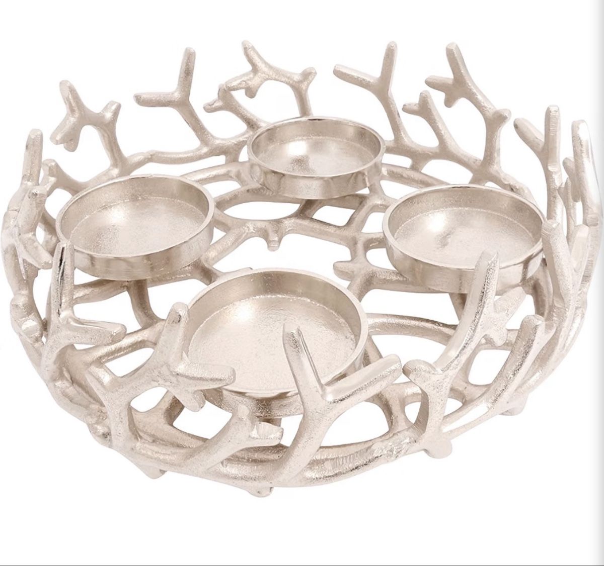 Tutte le decorazioni: Advent Candle holder - Silver – Nuovo e nell'imballaggio originale da schlieren venduto da nar_tv6y 1