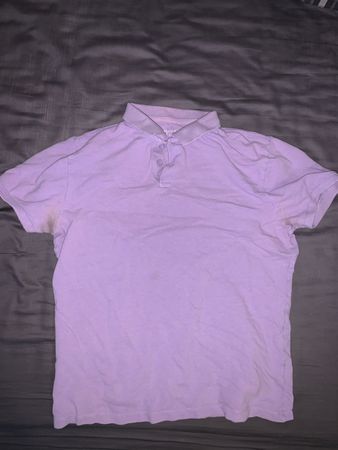 Polo homme lilas taille S quelques taches