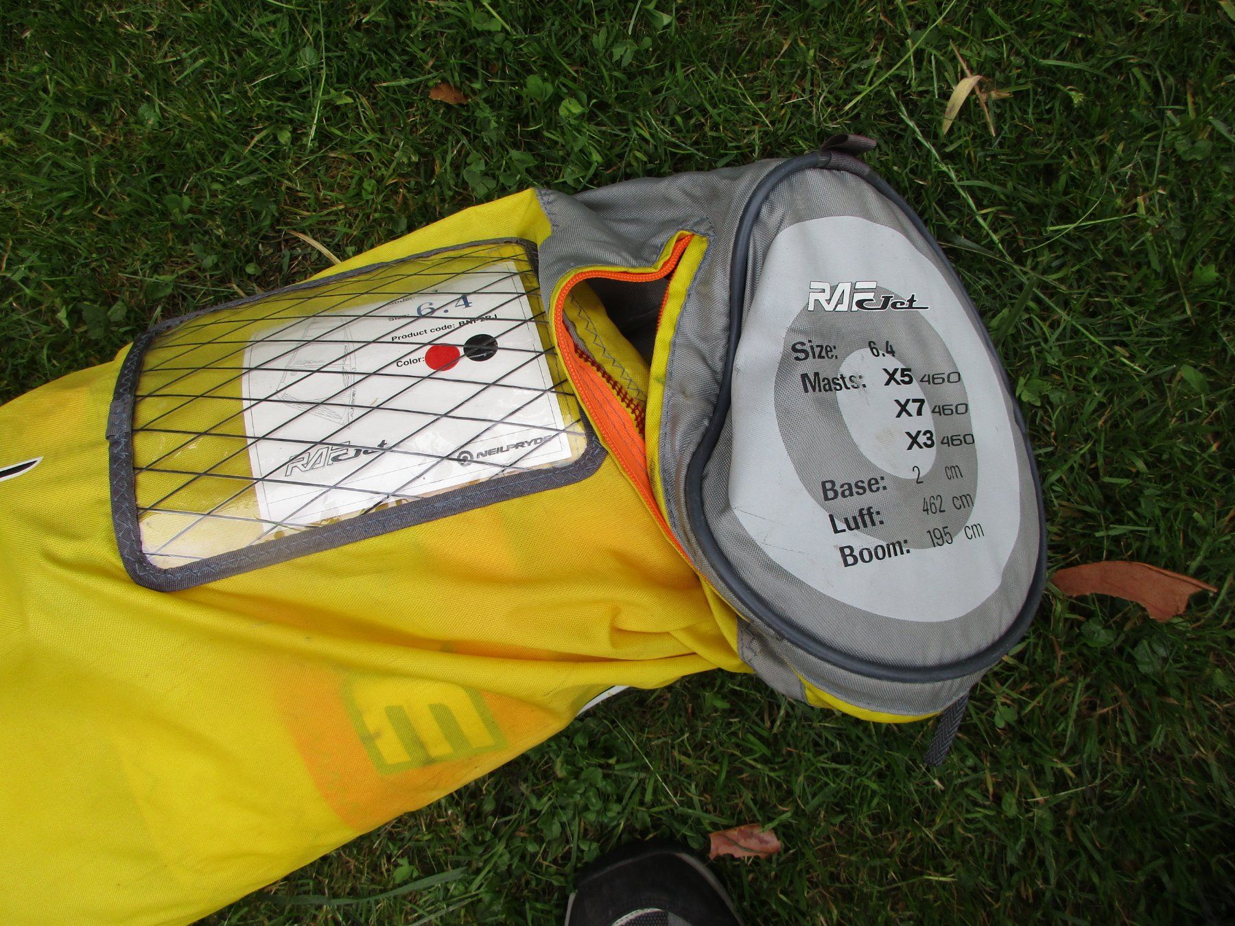 Surf: North Sails Volcano 6,4m Windsurfsegel – Usato da Ottikon venduto da Locomotive01 6