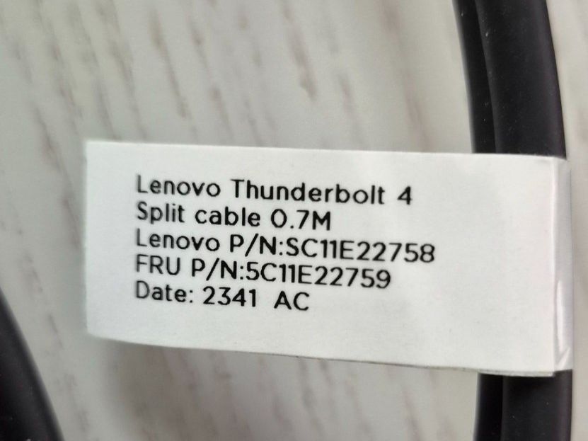 Laufwerke & Adapter: Lenovo Thonderbolt 4 – Gebraucht aus Bachenbülach von a-tom 1