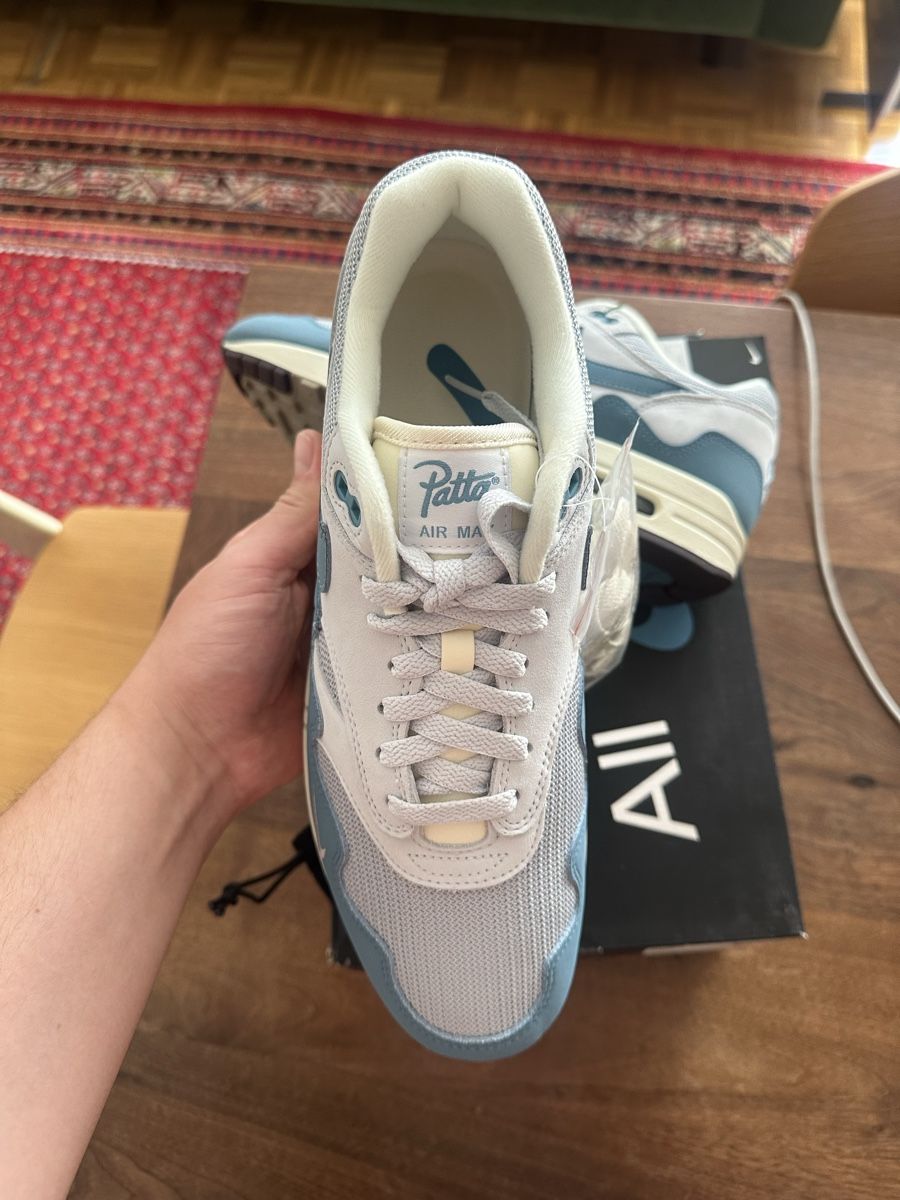 Nike Herrenschuhe: Nike Air Max 1xPatta Aqua US10.5/EU44.5  – Neu (gemäss Beschreibung) aus Zürich von admiraljh 1