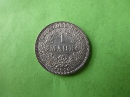 Dt. Reich 1914 J, 1 Silbermark